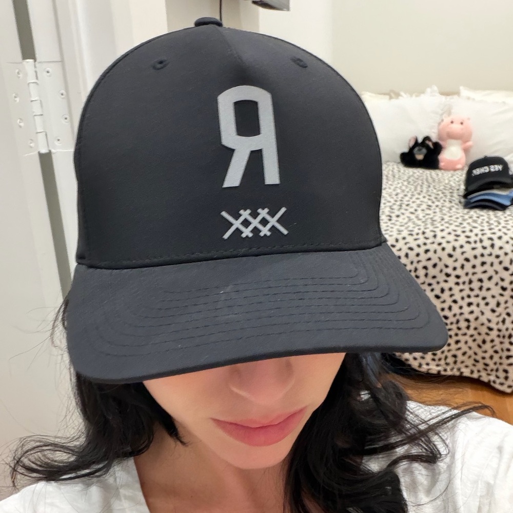 Black Cap with Gray Logo
